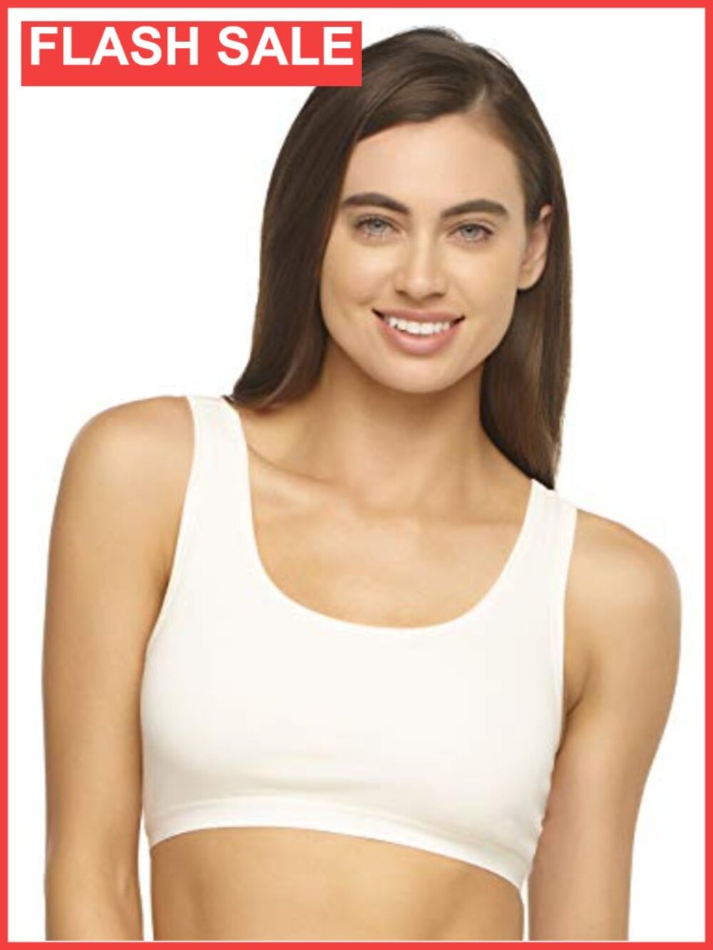 Organic Cotton Bralette Wireless Everyday Bra Soft Lounge